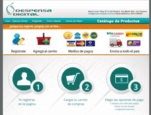 Tablet Screenshot of despensadigital.com.ar